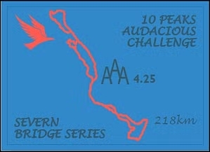 10 Peaks Audacious Challenge 218km